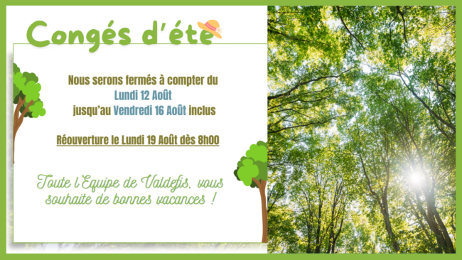 CONGES D’ETE 2024 – Post